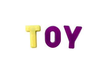 Image showing Letter magnets TOY