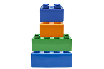 Image showing colorful building block
