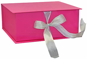 Image showing Pink gift box