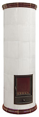 Image showing White ceramic Fireplace