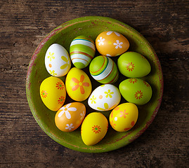 Image showing Easter eggs