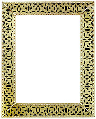 Image showing Golden Mirror Frame Cutout