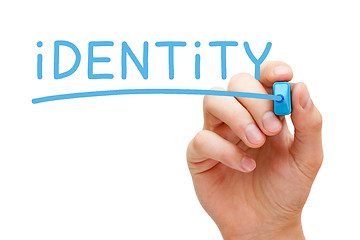 Image showing Identity Blue Marker