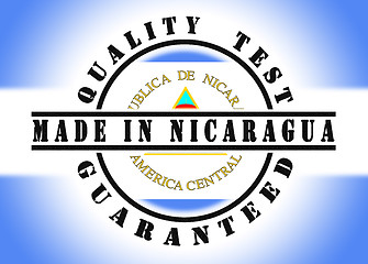 Image showing Quality test guaranteed stamp 