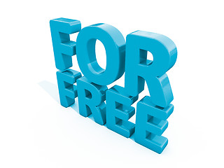 Image showing 3d words for free