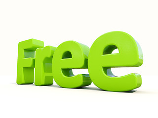 Image showing 3d word free