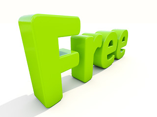 Image showing 3d word free