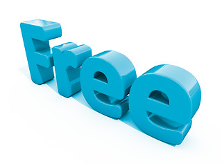 Image showing 3d word free