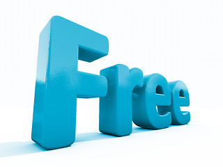 Image showing 3d word free