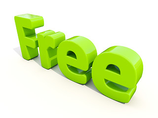 Image showing 3d word free