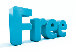 Image showing 3d word free