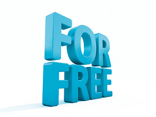 Image showing 3d words for free