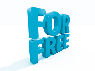 Image showing 3d words for free