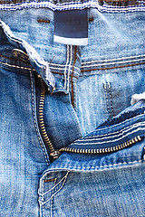 Image showing zip on jeans