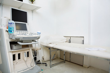 Image showing Medical Room With Ultrasound Machine