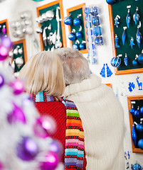 Image showing Couple At Christmas Store