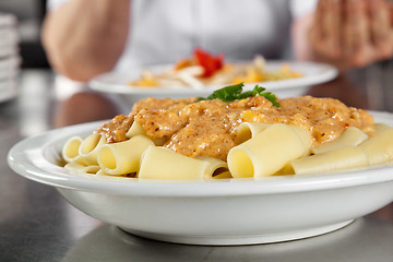 Image showing Pasta Served In Plate