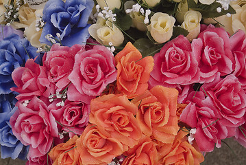 Image showing Artificial roses