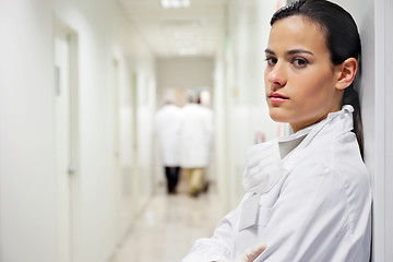 Image showing Serious Female Doctor