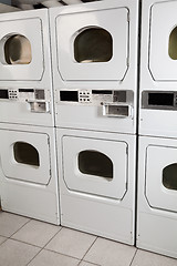 Image showing Self-Service Dryers In Laundry