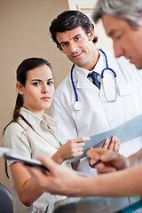 Image showing Medical Coworkers Standing Together