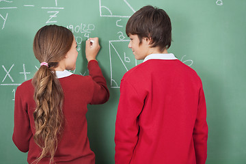 Image showing Students at Black Board