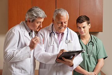 Image showing Senior Male Doctor With Colleagues