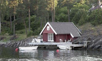 Image showing Boat house