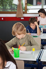 Image showing Schoolchildren Studying In Classroom