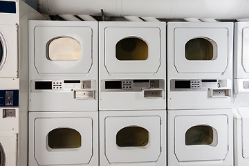 Image showing Coin Operated Laundry Machines