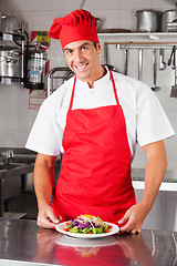 Image showing Happy Male Chef With Dish