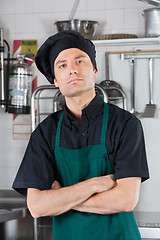 Image showing Serious Male Chef With Arms Folded