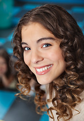 Image showing Beautiful Teacher Smiling In Classroom