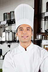 Image showing Happy Young Chef In Kitchen