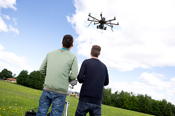 Image showing Multi rotor photography UAV