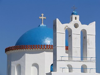 Image showing Church in the cyclades