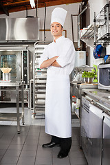 Image showing Confident Male Chef In Kitchen
