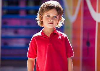 Image showing Boy In Casuals At Preschool