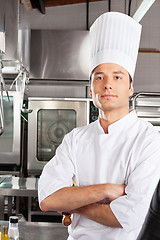 Image showing Chef Standing With Arms Crossed