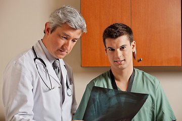 Image showing Male Technician With Radiologist