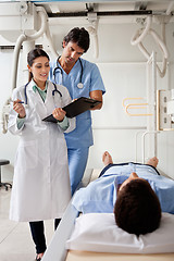 Image showing Medical Professionals Communicating With Patient