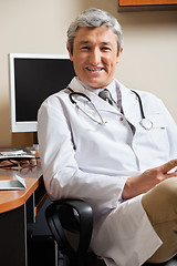 Image showing Happy Doctor In Clinic