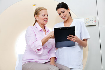Image showing Nurse With Female Patient