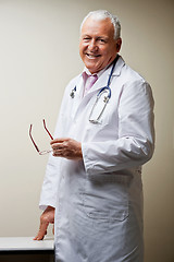 Image showing Senior Male Doctor Smiling