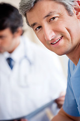 Image showing Mature Male Doctor Smiling