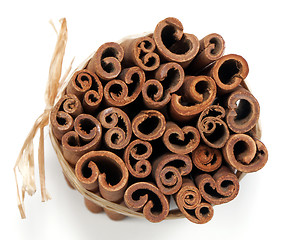 Image showing Cinnamon sticks