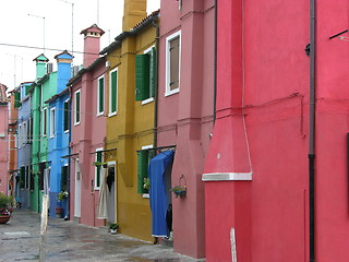 Image showing Burano Venice Italy