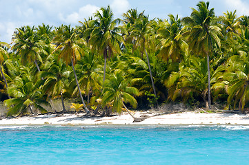 Image showing Island with beautiful beach