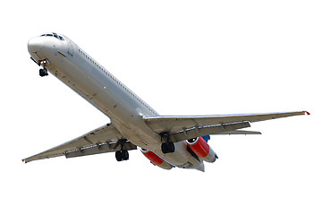 Image showing Plane isolated on a white background