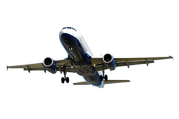 Image showing Plane isolated on a white background